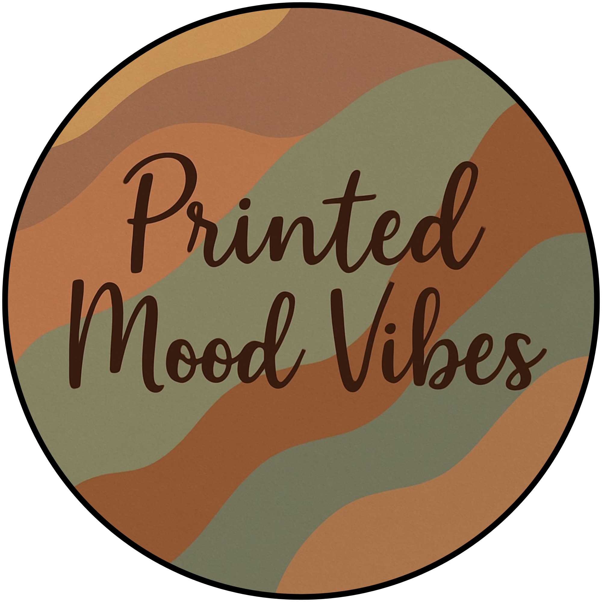 Printed Mood Vibes by Out Into The Woods Shop